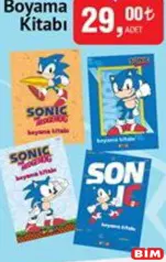 SONİC BOYAMA KİTABI SONİC BOYAMA KİTABI